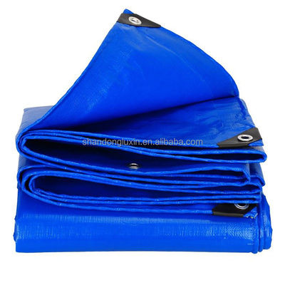 LDPE покрытие Plaid Blue Pe Tarpaulin Roll Hdpe HDPE лист для грузовых грузов