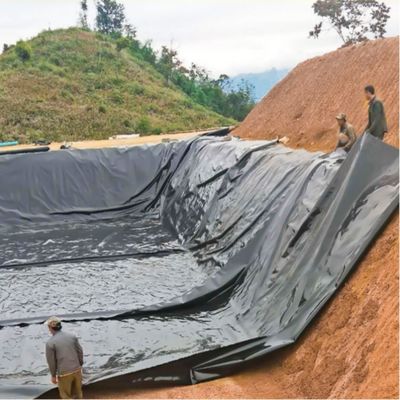 0.75 мм HDPE Геомембрана водонепроницаемая для искусственного озера Танк плотины полигона облицовка линейки