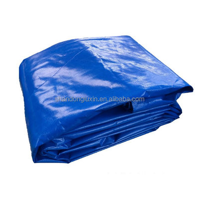 Blue PE Tarpaulin для дождестойной влагостойкой и солнечной ткани