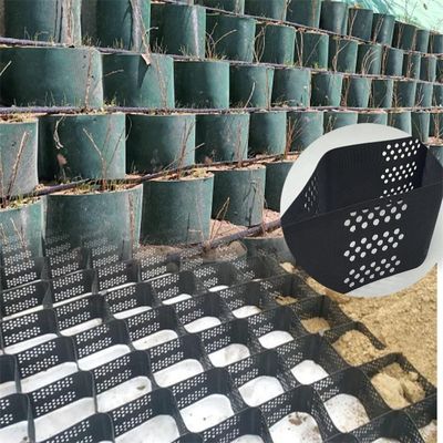 Геоклетка из текстурированного гладкого HDPE для удержания пересечения стен и промышленного дизайна