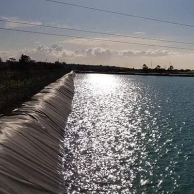 1 мм HDPE Geomembrane Liner для рыб креветок фермы пруда срок службы 10 лет