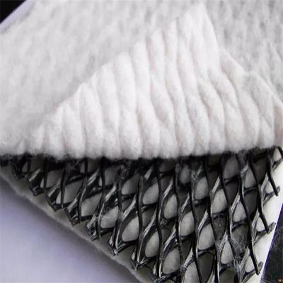 Hdpe Пластмассовая 3d Триплональная композитная дренажная сеть Сеть геонет для индивидуальной длины