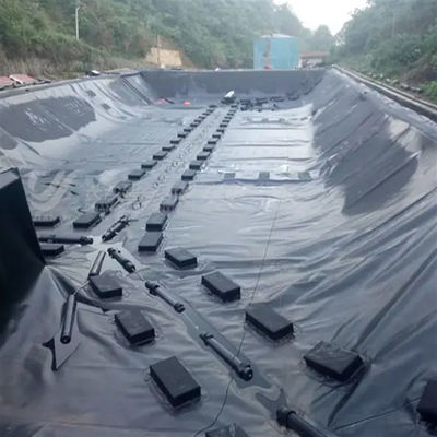 Двойная гладкая геомембрана из HDPE для рыбоводства и аквакультуры