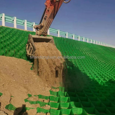 Чёрные земляные изделия Hdpe Geocel для гладкой Geocel Гравий дорожный проезд асфальтированная решетка