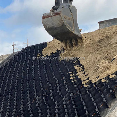 Текстурированная и перфорированная геоклетка из HDPE для улучшения грунта на высоте 50-200 мм