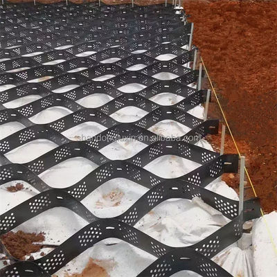 Текстурированная и перфорированная геоклетка из HDPE для улучшения грунта на высоте 50-200 мм