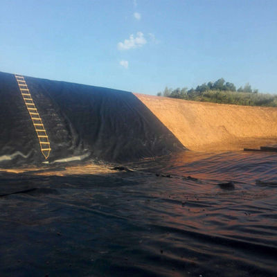 Противоультрафиолетовый HDPE прудовой подкладка 1 мм длина 50-200 м для свалок 0,7 мм водонепроницаемые геомембраны