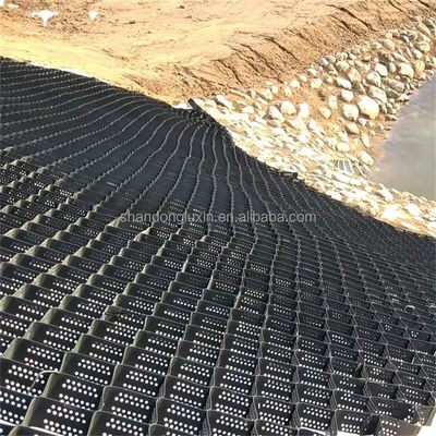 Гладкая геоцель HDPE для прочной удерживающей стены на шоссе и железной дороге