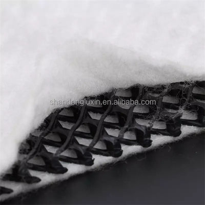 Черная белая трехмерная композитная дренажная сеть Geonet Hdpe 5 мм дренажная прокладка Нетканая ткань