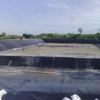 2мм Hdpe Geomembrane Рыбный резервуар с обучением на месте Послепродажное обслуживание