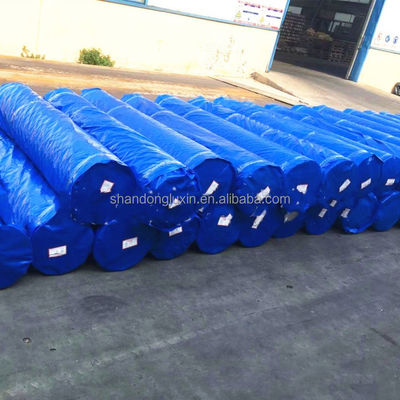 Водонепроницаемое тяжелое оборудование 2м х 100м HDPE брезентный ролик с покрытым тканевым узором в Корее