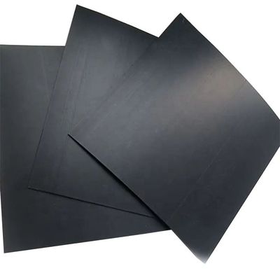 0.5 мм чёрный HDPE Geomembrane Liner для рыб креветок фермы пруд обе стороны текстурированные / гладкие