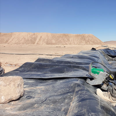 Специализированная 1,5 мм пленка HDPE для резервуара в черном белом зеленом синем
