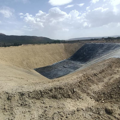 HDPE Геомембрана Геомембрана плотина Рыбная ферма Танк пруд линейка с толщиной 0,2 мм-3 мм