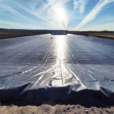 0.5 мм HDPE геомембрана для рыб креветок в черном белом синем зеленом на заказ