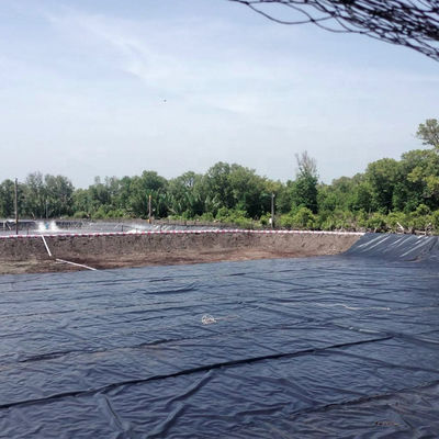 Черные 1,5 мм HDPE геомембраны для водоемов для рыбоводческих хозяйств