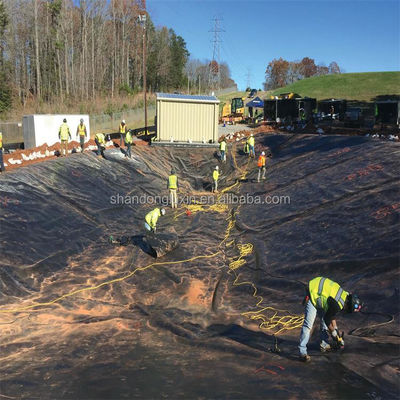 1 мм HDPE геомембранный лист для рыбоводческого водоема устойчивый к УФ и химикатам
