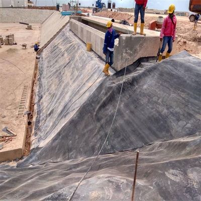 0.3mm-3.0mm Толщина HDPE водонепроницаемая геомембрана для онлайн технической поддержки пруда