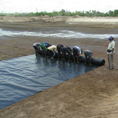 Гладкая геомембрана из HDPE для рыбной фермы с водоемом из 100% необработанного материала