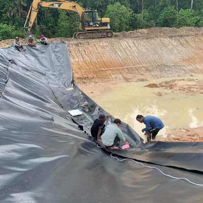 Гладкая геомембрана из HDPE для рыбной фермы с водоемом из 100% необработанного материала