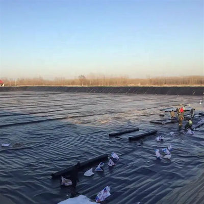 Высокая плотность водонепроницаемая рулонная геомембрана из пластика HDPE для искусственного озера водонепроницаемая