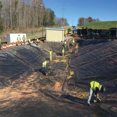 Рыбный пруд Лагуна озеро дамба линейка 1,5 мм Белые черные Hdpe геомембраны с ASTM GRI-GM13
