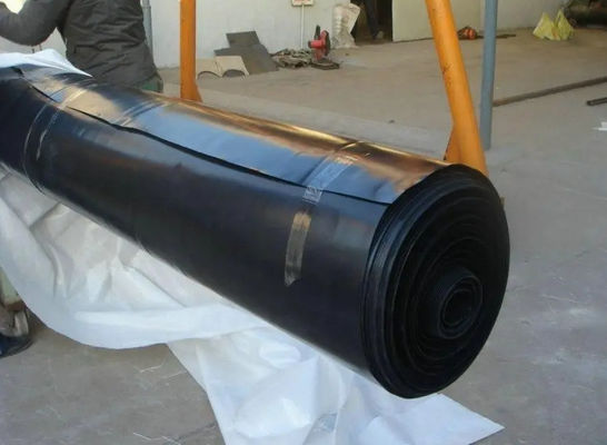 Геомембрана из HDPE двойной текстуры для бакалейного бака для выращивания рыбы двойной гладкой поверхности
