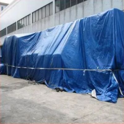 50-300 гм Синяя полиэтиленовая ткань ПЭ тканеная брезент для наружной защиты