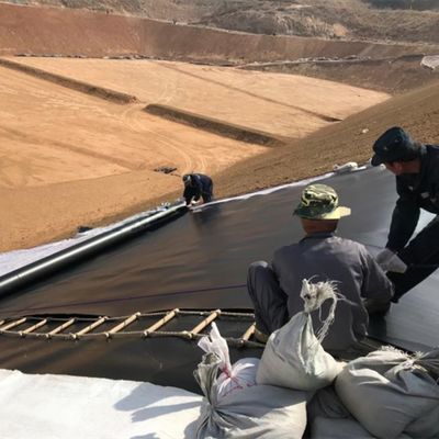 Двойная гладкая/двойная текстура HDPE водоема с подкладкой для прудов, сварная геомембрана для круглого аквариума