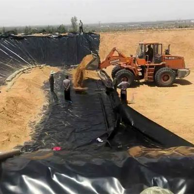 Двойная гладкая/двойная текстура HDPE водоема с подкладкой для прудов, сварная геомембрана для круглого аквариума
