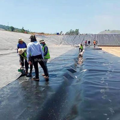 50-100м Длина Hdpe гидроизоляционный пластмассовый геомембранный лист для аквакультуры