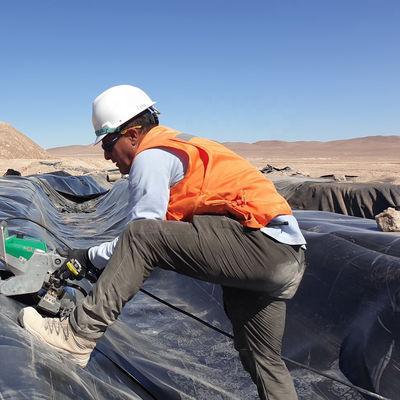 Синий 2 мм высокоплотный полиэтиленовый геомембрана Hdpe пластик рыбная ферма пруд линейный лист