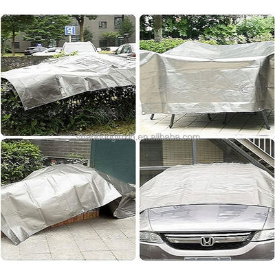 Водонепроницаемая и ультрафиолетовая защита 200GSM Muti-Color Poly Tarp PE Tarpaulin Plaid Style