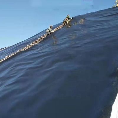 Противоультрафиолетовый HDPE прудовой подкладка 1 мм гладкий геомембранный лист геоматериал Пластиковые плотины