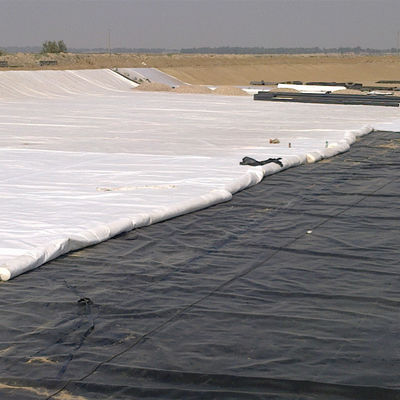 1 мм геомембранный HDPE рыбный водоем для сельскохозяйственных водоемов в белой двойной текстуре
