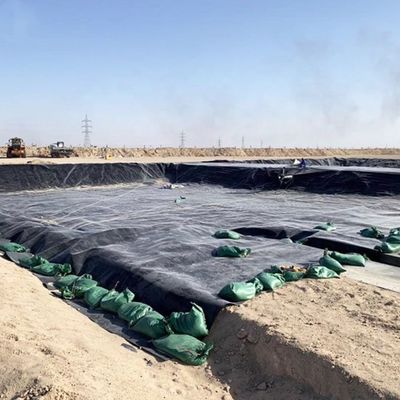 Двойная гладкая поверхность HDPE геомембраны цены в Кении для установки пруда плотины линейки