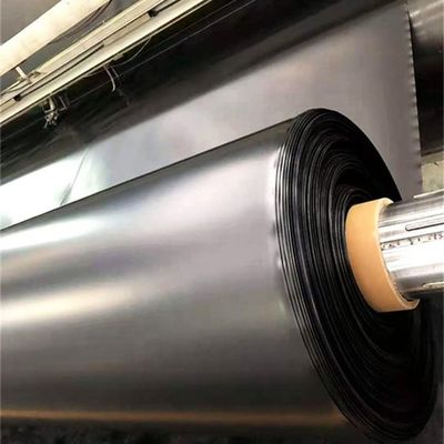 Большой пластиковый водоем для рыб ГПВП геомембрана для свалки Черный или по запросу