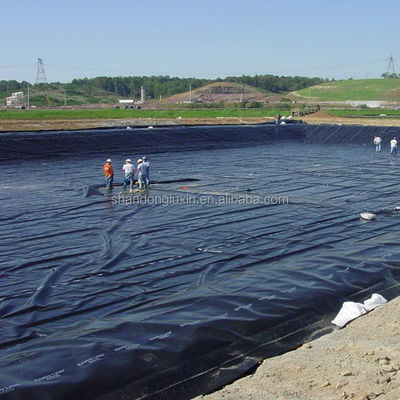Экологически чистый чёрный геомамбранный слой из HDPE для рыбных водоемов ASTM GRI-GM13 Standard