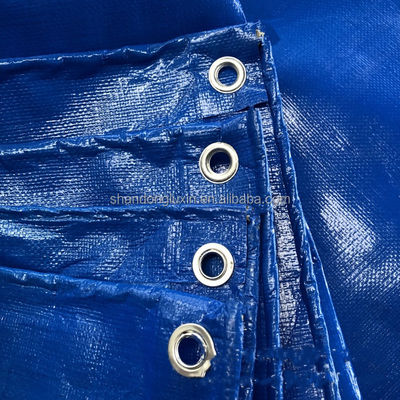 Водонепроницаемая серебряная синяя ПЭ брезент для навесной палатки лодки или бассейна покрытие 50гм-280гм