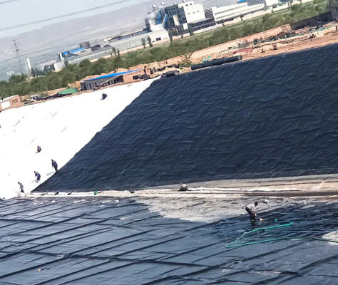 Современный дизайн Чёрный HDPE гладкая геомембрана 0,5 мм 1 мм для свалок и рыбных прудов