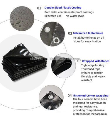 Специальное покрытое ПЭ брезент для промышленности Наружные палатки