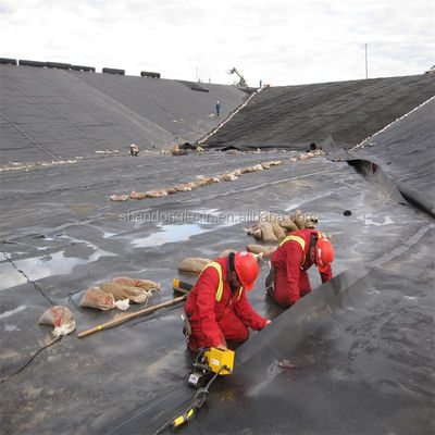 0.75 мм HDPE прудовые облицовки и 1,0 мм рыбный резервуар геомембраны для эффективности креветок