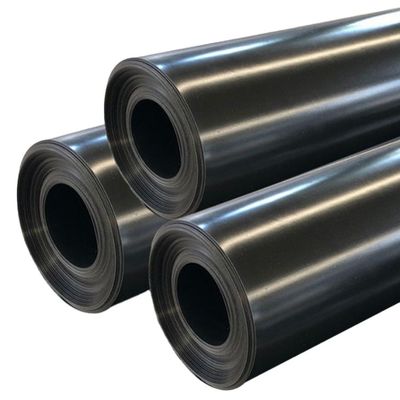 ASTM GRI-GM13 Стандартная чёрная ГДПП гладкая геомембрана для свалок и рыбных прудов