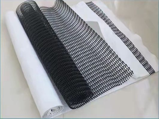 Сплошная дренажная сеть из HDPE-материала для дренажа фундаментов Ширина 1 м-6 м Прямо