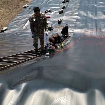 1.5 мм чёрная геомамбрана из HDPE для дамбы озера