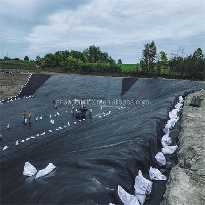 1.5 мм чёрная геомамбрана из HDPE для дамбы озера