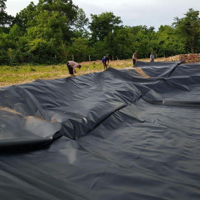 1.5 мм чёрная геомамбрана из HDPE для дамбы озера