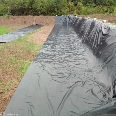 1.5 мм чёрная геомамбрана из HDPE для дамбы озера