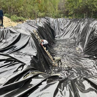 1.2mm 1,5mm HDPE геомембрана для пруда промышленного дизайна двойной гладкой/двойной текстуры