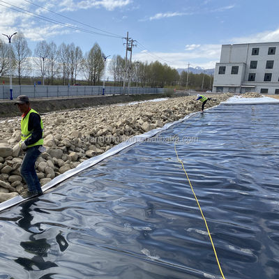 1.2mm 1,5mm HDPE геомембрана для пруда промышленного дизайна двойной гладкой/двойной текстуры